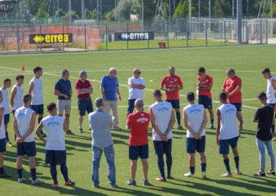 Primo allenamento degli Azzurri